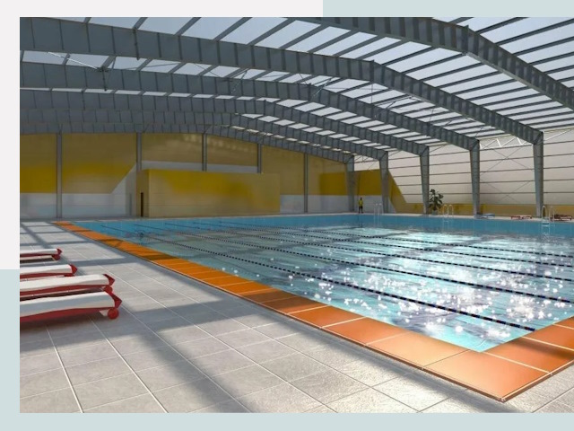 Строительство крытых бассейнов в Троицке