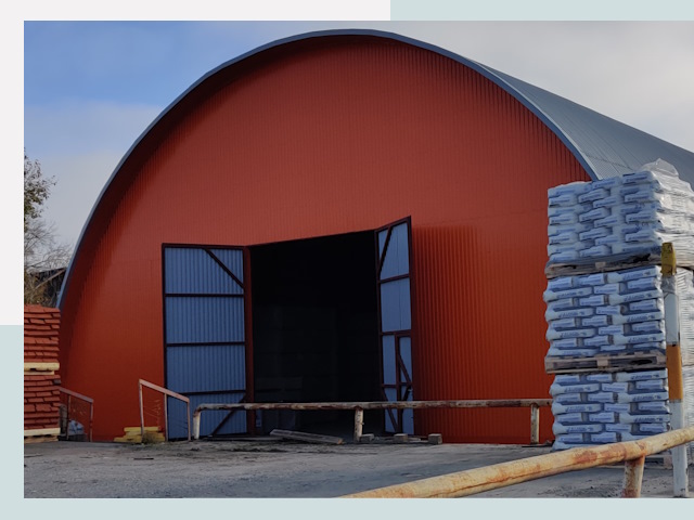 Полукруглые ангары по цене от 619 руб. в Троицк