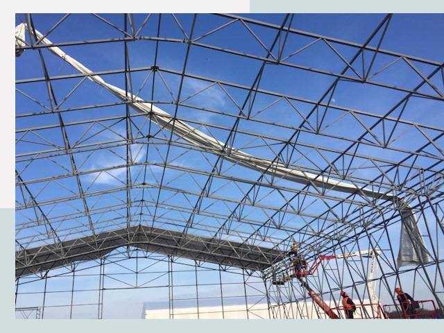 Шатровые ангары от 619 руб. в Троицке и Московской области