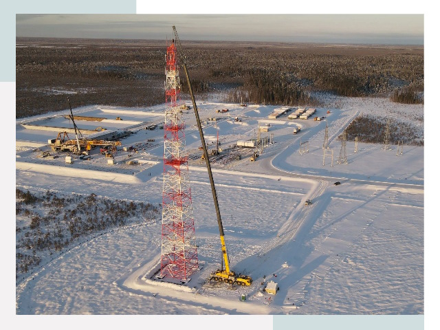 Мачты связи в Троицке